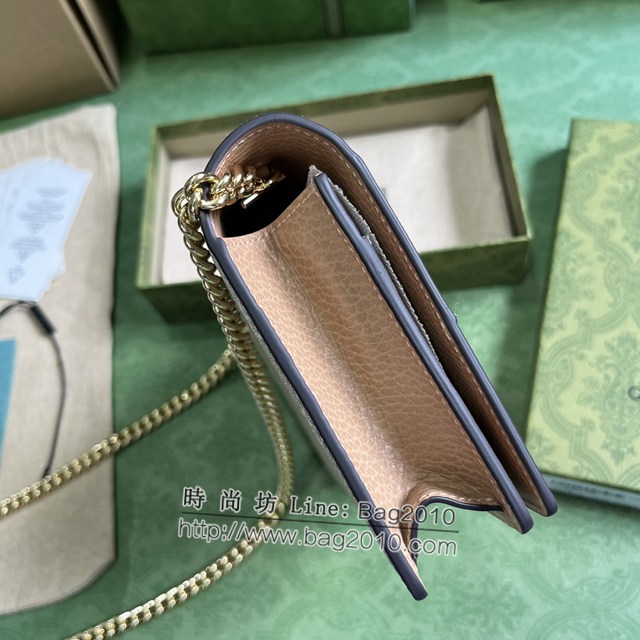 Gucci專櫃古馳最新款Marmont系列鏈條包斜挎女包 jh2492型號：497985